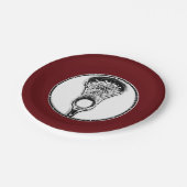 Lacrosse Party Papieren Bordje (Gekanteld)