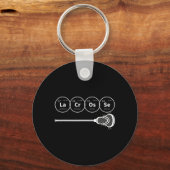 Lacrosse Periodic Table of Elements Chemistry Gift Sleutelhanger (Voorkant)