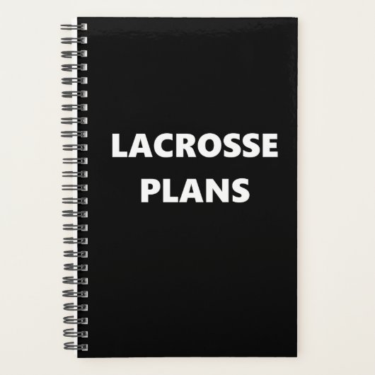Lacrosse Planner Sportthema Lacrosse Plans (Voorkant)