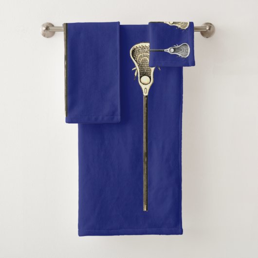 Lacrosse Player Bad Handdoek (Insitu)