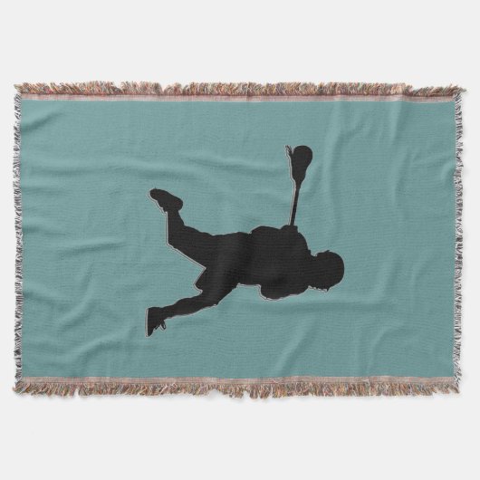 Lacrosse Player Blanket Deken (Voorkant)