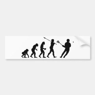 Lacrosse Player Bumpersticker