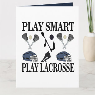 Lacrosse Player Coach Team Sportgroet Kaart