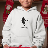 Lacrosse Player & Custom Boy's Name Sports Team