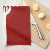 Lacrosse Player CUSTOM TEXT Team Mesh Sport Stick Theedoek (Quarter Fold)