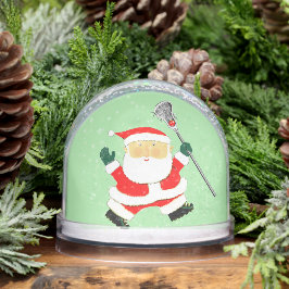 Lacrosse Player Holiday Cadeaus Sneeuwbol