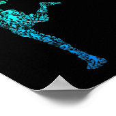 Lacrosse Player Youth Mannen Kinder Boys Poster (Hoek)