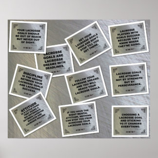 Lacrosse Poster Collage met 10 offertes