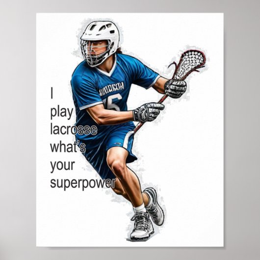 Lacrosse Power Poster (Voorkant)