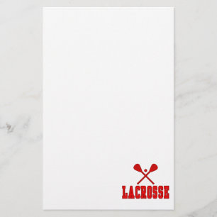 Lacrosse Red Briefpapier