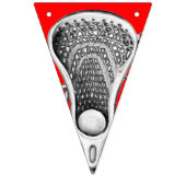 Lacrosse Red Sports Bunting drapeaux (Deuxième drapeau)