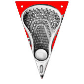 Lacrosse Red Sports Bunting drapeaux (Premier drapeau)