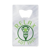 Lacrosse ReLAX Ik heb dit Kredietkaart Flessenopener (Achterkant)