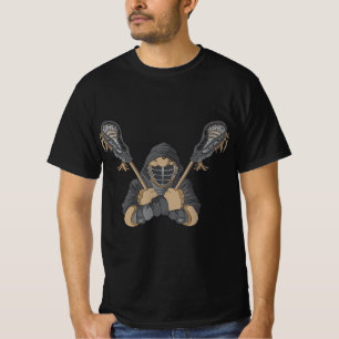 Lacrosse Retro Lacrosse Stick afbeelding T-shirt