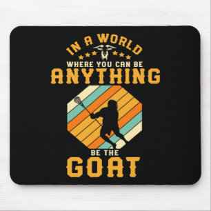 Lacrosse Retro Lax Rat Gift Lacrosse Playe Muismat