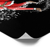 Lacrosse Santa Christmas Cool Lax Sport Ugly X-mas Poster (Hoek)