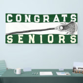 Lacrosse Senior Class Green Banner (Beurs)