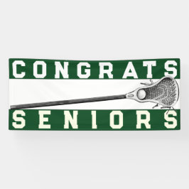 Lacrosse Senior Class Green Banner