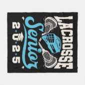 Lacrosse Senior Klasse van het Afstuderen 2025 Fleece Deken (Voorkant (Horizontaal))
