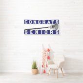 Lacrosse Senior Night Blue Banner (Insitu)