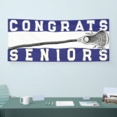 Lacrosse Senior Night Blue Banner (Beurs)