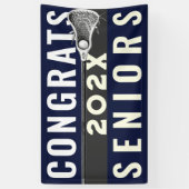 Lacrosse Senior Night Congrats Banner (Verticaal)