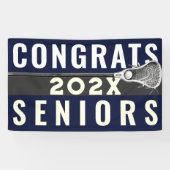 Lacrosse Senior Night Congrats Banner (Horizontaal)