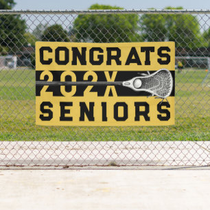 Lacrosse Senior Night Gold Spandoek