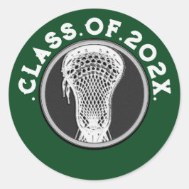 Lacrosse Senior Night Ronde Sticker