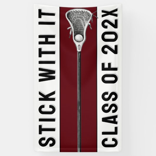 Lacrosse Senior Night Spandoek (Verticaal)