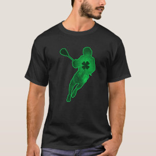 Lacrosse Shamrock Clover Leaf Pajama St. T-shirt