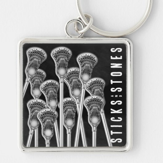 Lacrosse Sleutelhanger (Voorkant)