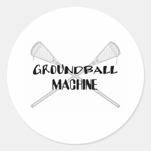 Lacrosse Smack LAX Groundball Sticker (Voorkant)