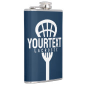 Lacrosse Speler AANGEPASTE TEKST Team Mesh Sport S Heupfles (Rechts)