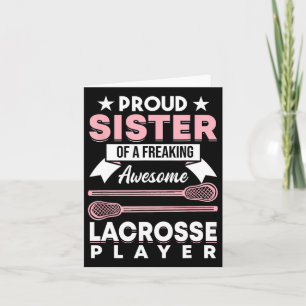 Lacrosse speler coach zus 1 kaart