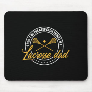 Lacrosse-speler en coach papa Retro Lax Lover Papa Muismat