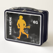 Lacrosse speler gepersonaliseerde naam (Voorkant)