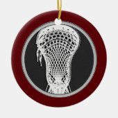 Lacrosse speler Keepsake Keramisch Ornament (Voorkant)
