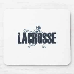 Lacrosse Speler Love Lax Atleet Coach Mannen Teen Muismat