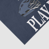 Lacrosse speler Verjaardag Tissuepapier (Detail)