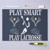 Lacrosse speler Verjaardag Tissuepapier (Craft)