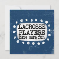Lacrosse-spelers hebben meer plezier in het Wenska