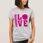 Lacrosse-spelers T-shirt (Voorkant)