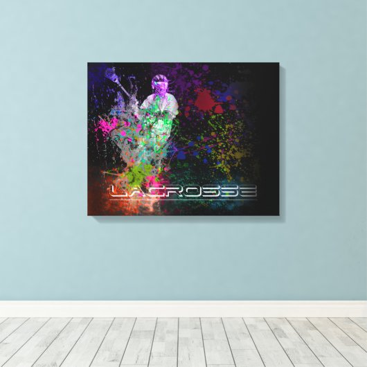 Lacrosse Splatter spread Canvas (Insitu (Houten vloer))