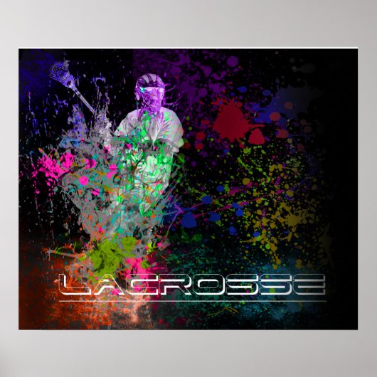 Lacrosse Splatter spread poster (Voorkant)