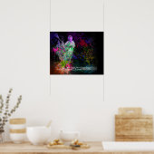 Lacrosse Splatter spread poster (Keuken)