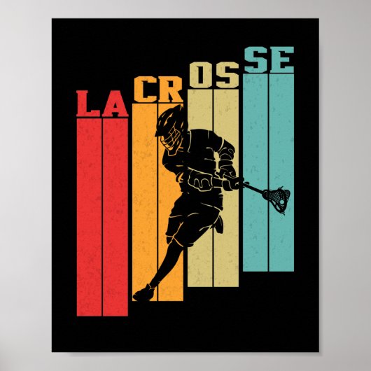  Lacrosse Sport Player Poster (Voorkant)