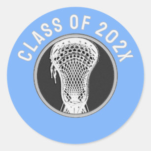 Lacrosse Sport Senior Nacht Ronde Sticker