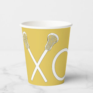 Lacrosse Sporten Papieren Bekers