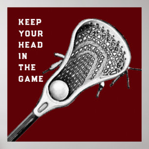 Lacrosse sportposter poster